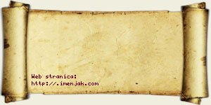 Tijana Vesić vizit kartica